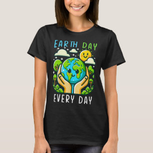 Camiseta Dia da Terra Engraçado Salve o Planeta Fofo da Ter