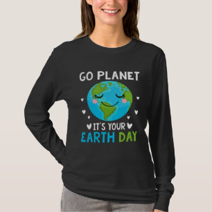Camiseta Dia da Terra Homens Crianças Meninos Meninas Vá pl