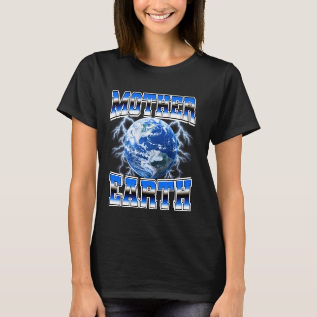 Camiseta Dia da Terra Mãe Ambiental 90s Bootleg S (Frente)