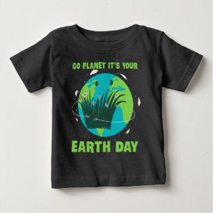 Camiseta Dia da Terra: Planeta Ir É o Dia da Terra