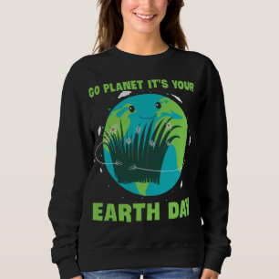 Camiseta Dia da Terra: Planeta Ir É o Dia da Terra