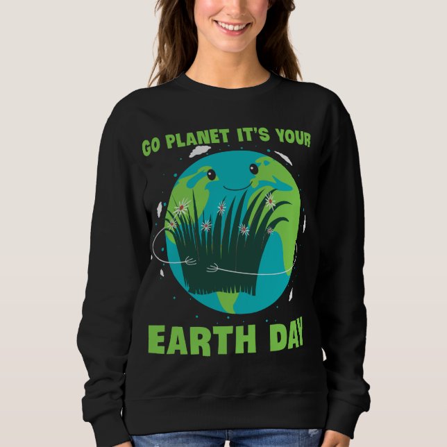 Camiseta Dia da Terra: Planeta Ir É o Dia da Terra (Frente)