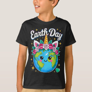 Camiseta Dia da Terra planeta restaure a terra salvar o dia