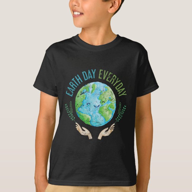 Camiseta Dia da Terra todo dia Dia da Terra 4 (Frente)