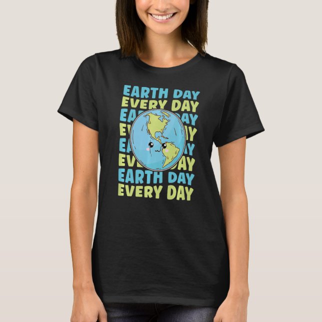 Camiseta Dia da Terra Todos os Dias (Frente)