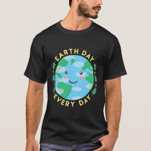 Camiseta Dia da Terra Todos Os Dias Ama O Meio Ambiente Cuj