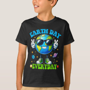 Camiseta Dia da Terra todos os dias ambiente reciclagem pla