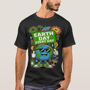 Camiseta Dia da Terra Todos os Dias - Camisa-T - Natureza E