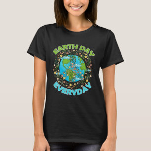 Camiseta Dia da Terra Todos os Dias Mundo Paz Global Ambien