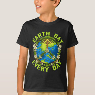 Camiseta Dia Da Terra Todos Os Dias Oferecem Presentes Para