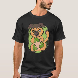 Camiseta Dia da Terra Todos os Dias Pastor Alemão Dia Mundi