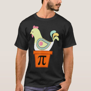 Camiseta Dia da Torta de Frango Matemática Amante Professor