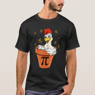 Camiseta Dia da Torta de Frango Pi Para Homens Mulheres Cri