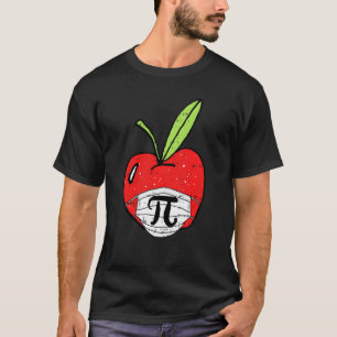 Camiseta Dia da Torta de Maçã Rosto Fofo Máscara Professor