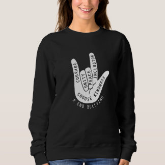 Camiseta Dia da Unidade 2022, Sinal de Amor Anti Bullying A