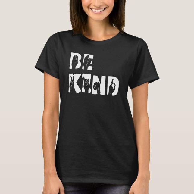 Camiseta Dia da Unidade Sinal de Mão Laranja Crianças Sejam (Frente)