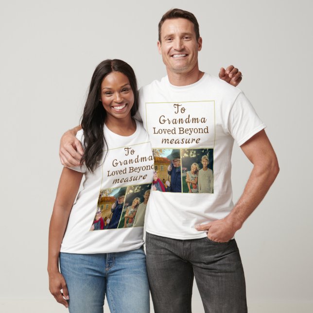 Camiseta Dia da Vovó – Amada Além da Conta (Unissex)