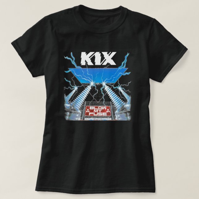 Camiseta Dia Dão Kix Explode Os Meus Novos Presentes Legal (Frente do Design)