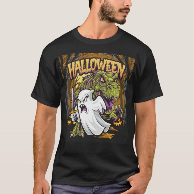 Camiseta Dia das Bruxas (Frente)