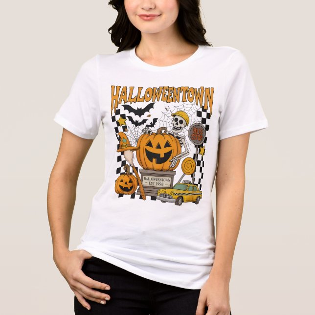Camiseta Dia das Bruxas  (Frente)
