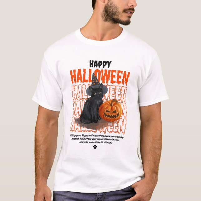 Camiseta Dia das Bruxas (Frente)