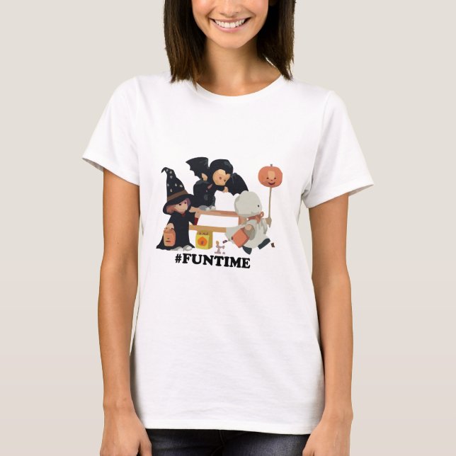 Camiseta Dia das Bruxas (Frente)