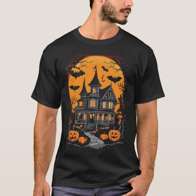 Camiseta Dia das Bruxas  (Frente)
