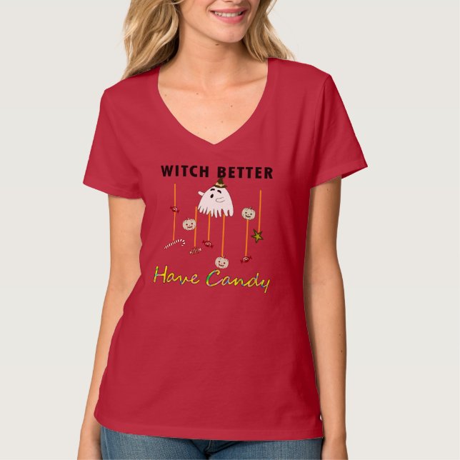 Camiseta Dia das Bruxas (Frente)