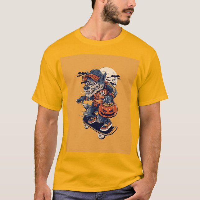Camiseta Dia das Bruxas (Frente)
