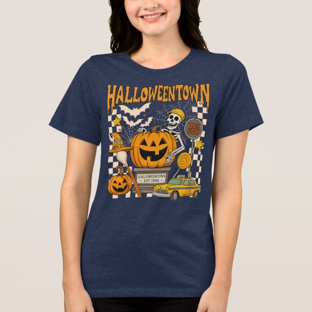 Camiseta Dia das Bruxas (Frente)
