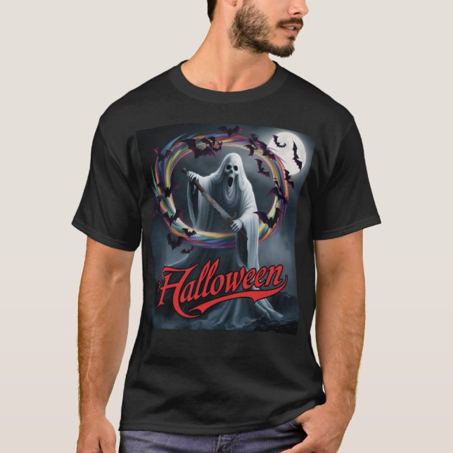 Camiseta Dia das Bruxas (Frente)