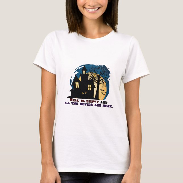 Camiseta Dia das Bruxas (Frente)