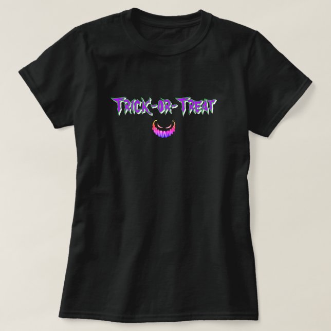 Camiseta Dia das Bruxas/abóbora (Frente do Design)