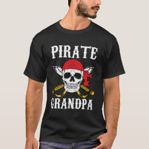 Camiseta Dia das Bruxas da Família Vovô Pirata