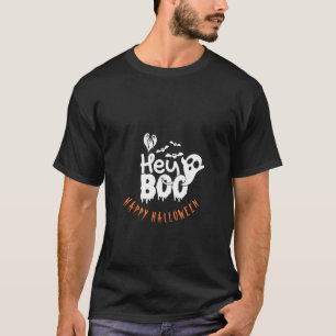 Camiseta Dia das Bruxas da Tipografia Moderna Preta Laranja