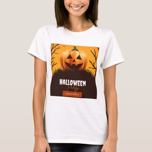 Camiseta Dia das Bruxas de Camiseiros (Frente)