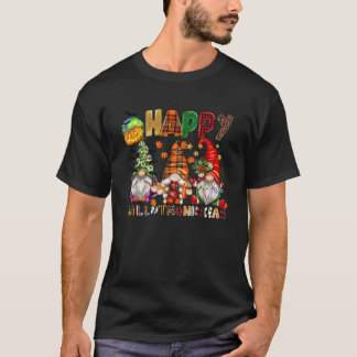 Camiseta Dia das Bruxas Dia de Ação de Graças Natal Feliz H