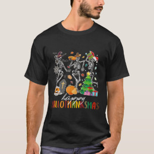 Camiseta Dia das Bruxas Dia de Ação de Graças Natal Halloth