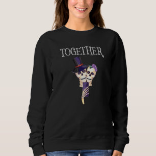 Camiseta Dia das Bruxas Dia dos Mortos Casais Grupo Combina
