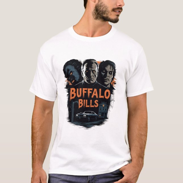 Camiseta dia das bruxas do buffalo bills (Frente)