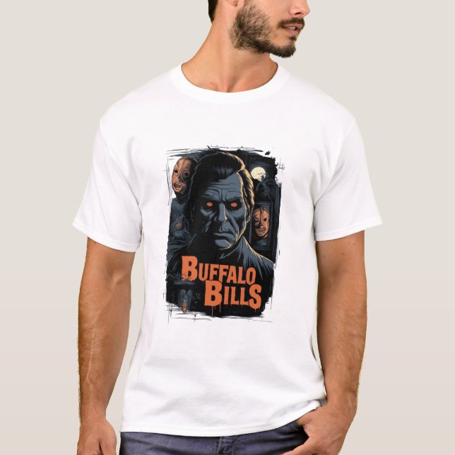 Camiseta dia das bruxas do buffalo bills (Frente)