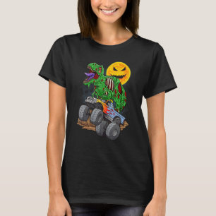Camiseta Dia das Bruxas do Monstro do Dinossauro do Hallowe
