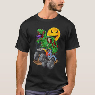 Camiseta Dia das Bruxas do Monstro do Dinossauro do Hallowe