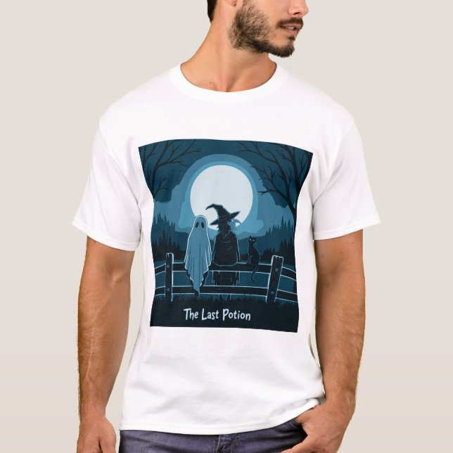 Camiseta Dia das Bruxas, Espírito Negro, Ação de Graças (Frente)