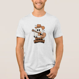 Camiseta Dia das Bruxas | Fantasma tocando violão | Hallowe