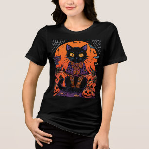 Camiseta Dia das Bruxas,O Ladrão do Pomar de Abóboras ,Gato