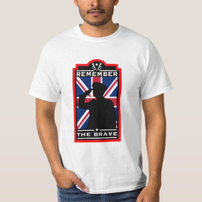 Camiseta Dia das Forças Armadas Britânicas (Frente)