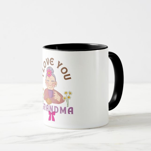 CAMISETA DIA DAS MÃES 2026 CANECAS DE CAFÉ DA VOVÓ (Frente Esquerda)
