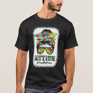 Camiseta Dia das Mães Autismo Mama Coqueiro Desbotado