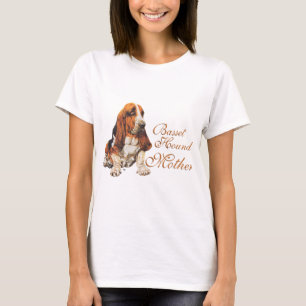 Camiseta Dia das Mães Basset Hound